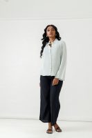 BUTTONED FLOWY SHIRT