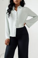 BUTTONED FLOWY SHIRT